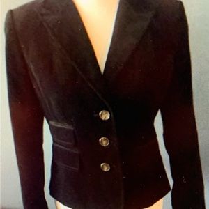 Ann Taylor LOFT Black Velvet Blazer - Women’s size 10